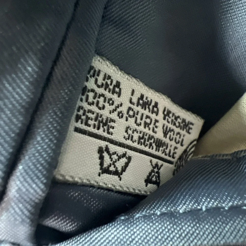 Canali Milano Field Brothers Men's Houndstooth Check Blazer Blue Gray‎ Italy 52